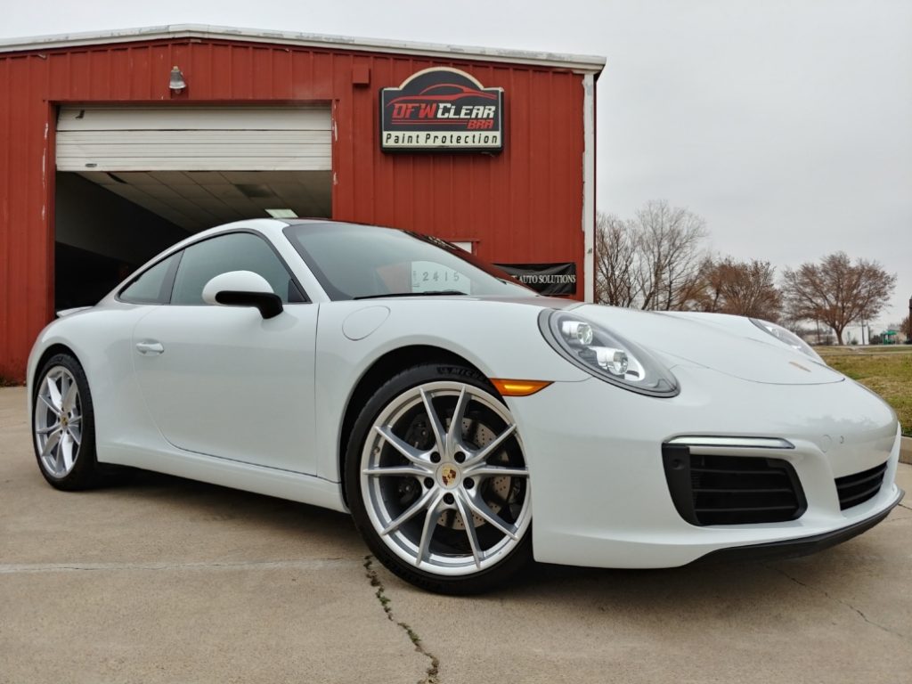 porsche clear bra